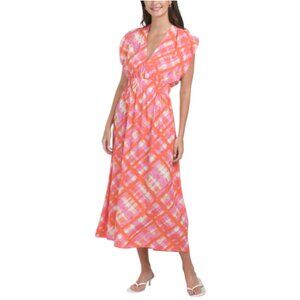 WHITE CLOSET Criss Cross Maxi Dress